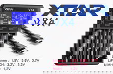 Xtar VX4 Ładowarka akumulatorów 1,5V 3,6/3,7V Li-Ion & 3,2V LiFePo4 & 1,2V Ni-MH